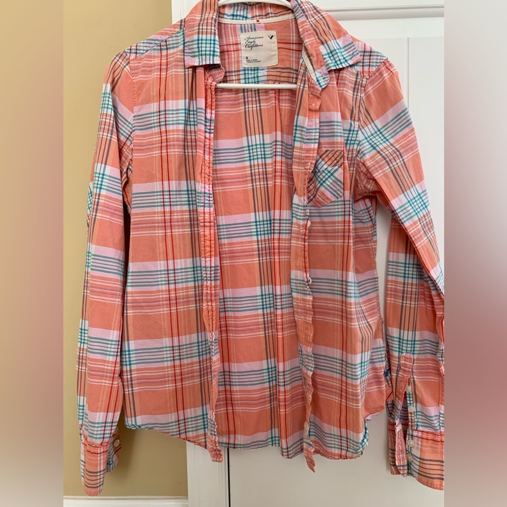 American eagle button down